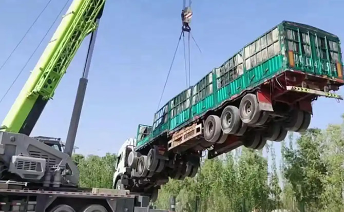 福绵区道路脱困救援案例